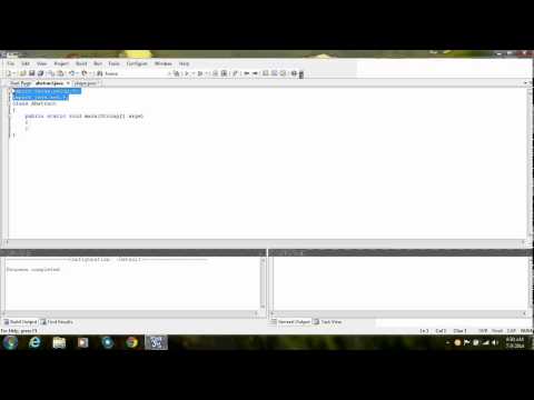 Java Tutorial - How To Create Abstract Class