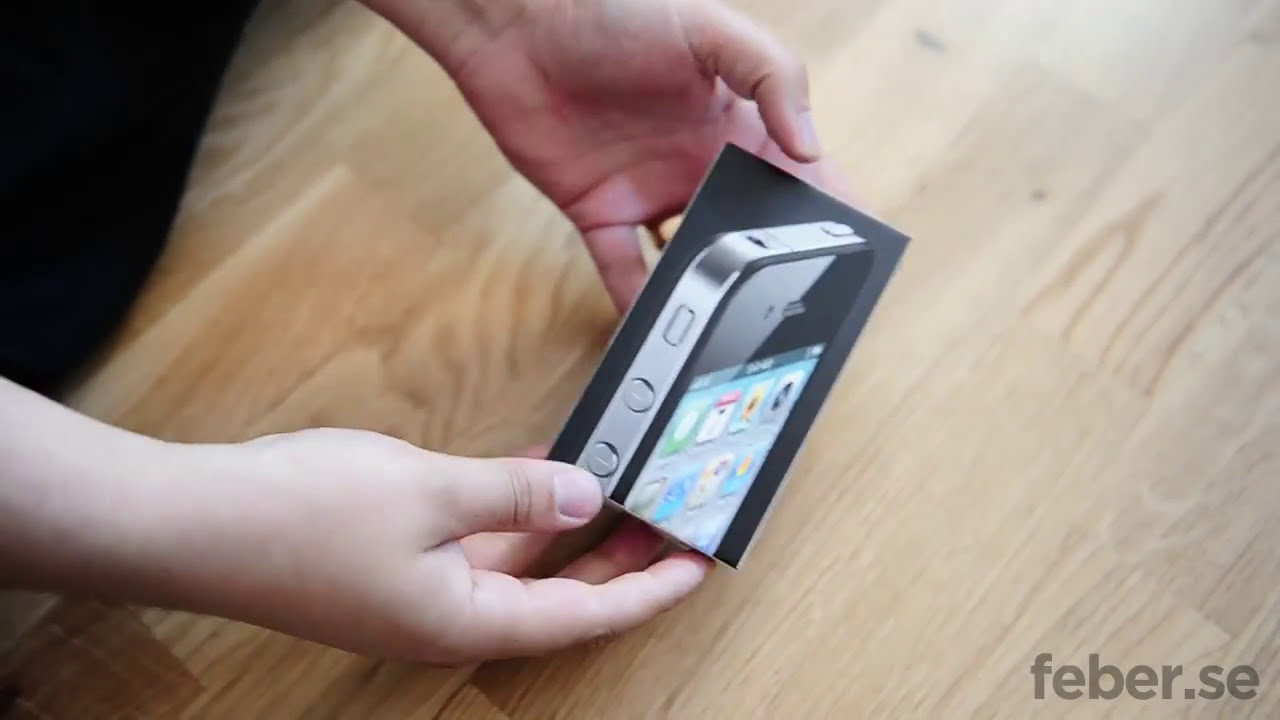 Vi packar upp iPhone 4