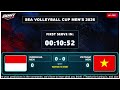 🔴 LIVE | INDONESIA 🇮🇩 vs 🇻🇳 VIETNAM | SF: SEA V Cup Men's 2026 | Live Score Volleyball