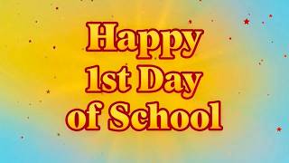 Happy 1st Day of School Projection Animation — Classroom Display and Home Screensaver Loop screenshot 3