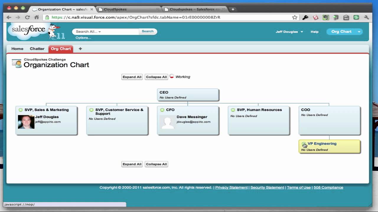 Salesforce Org Chart