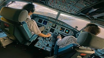 Cockpit view: Landing an Airbus A320 in Funchal