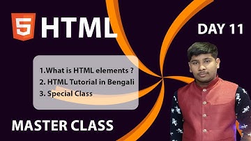 What is HTML elements | HTML Tutorial in Bengali [Day 11] #html #programming