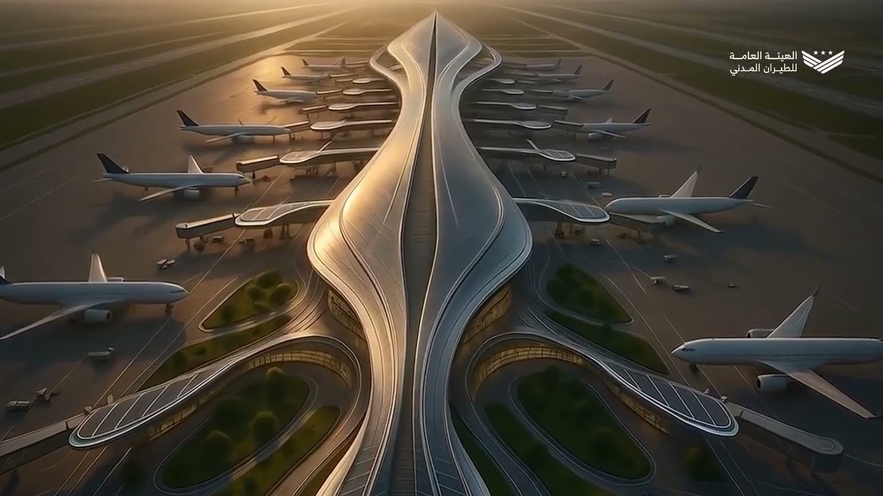 فيديو يوضح مشروع تطوير مطار دمشق الدولي وبنيته التحتية.#الجمهورية_العربية_السورية