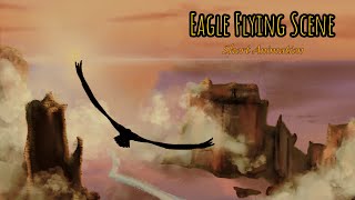 Eagle Flying Scene - Procreate Dreams 