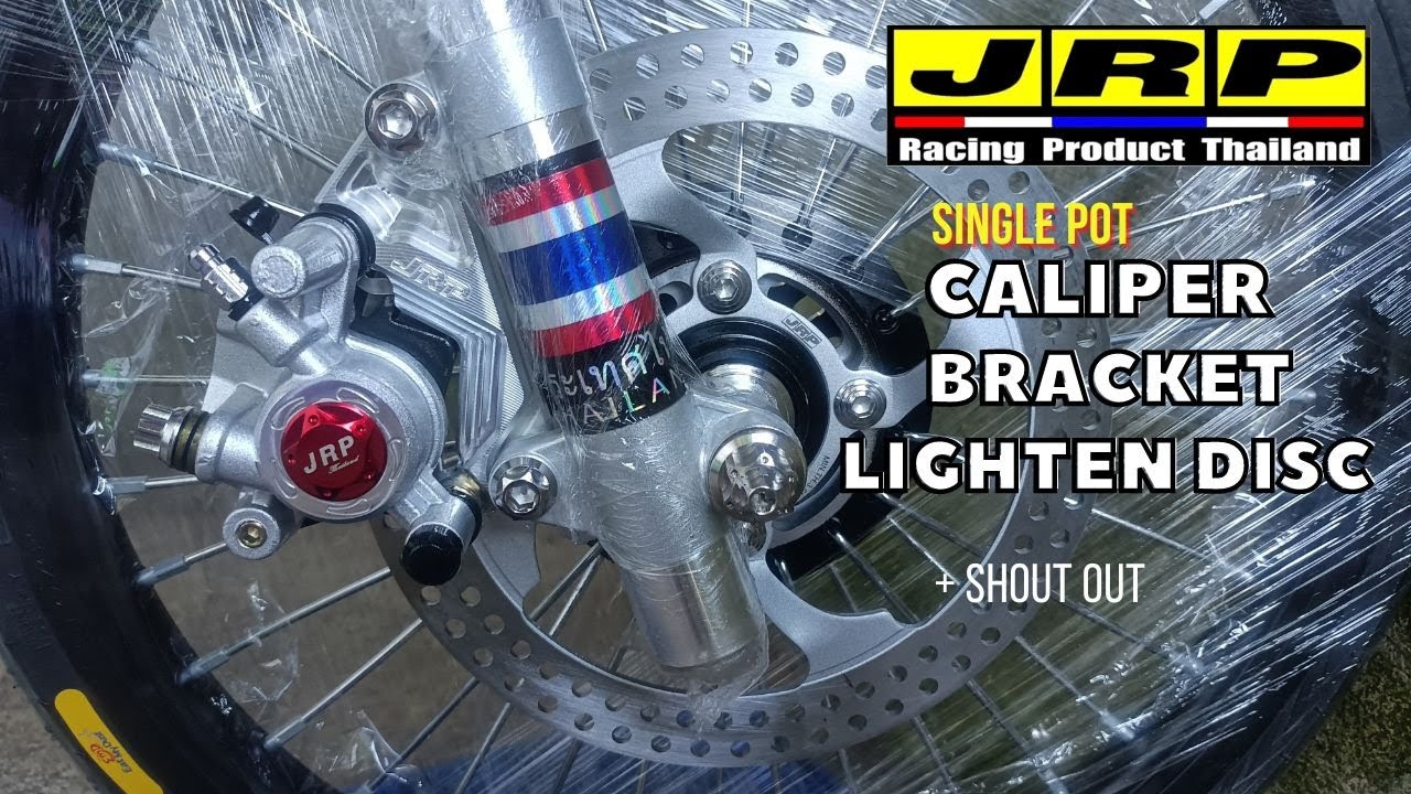 JRP Caliper + Bracket + Lighten Disc| DIY build| PJworks #JRP #raider150 #diy #raidernation