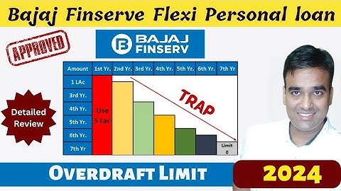 Bajaj Finance Flexi Personal Loan Overdraft Limit | Bajaj Finserv Personal Loan 2024 |Interest Rates