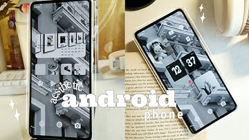 how to make your android phone aesthetic 📱✨ | infinix note 30 vip | back and white theme ✨