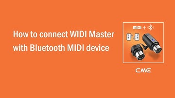 How to connect WIDI Master with Bluetooth MIDI device【日本語字幕】