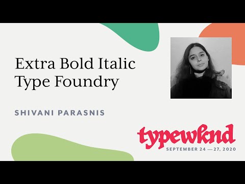 Extra Bold Italic Type Foundry