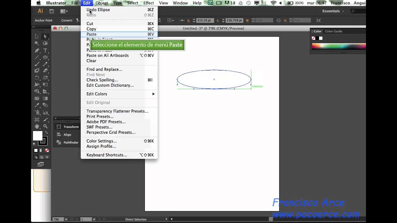 Manejo de segmentos de línea en Illustrator CS6 - YouTube