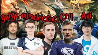 Dota All Stars Gorgc Miracle Ccnc Aui Crit And Others