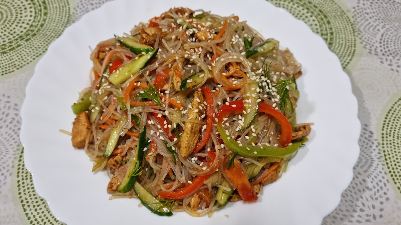 ФУНЧОЗА САЛАТИ🥒🫑🍅🥬🥕ДИМ МОЗЗИ😉👍