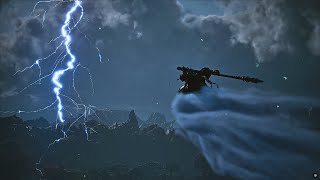 Black Myth: Wukong - Somersault Cloud saves Monkey King from Falling Scene (4K)