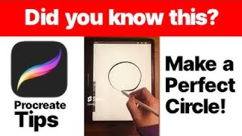 Procreate Tips For Wobbly Lines   Make A Perfect Circle!