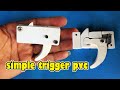 SIMPLE and EASY ! how to make pvc trigger best for homemade air slingshot hammer system