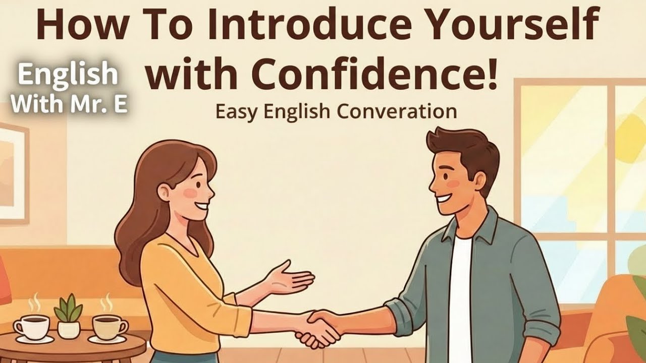 How to Introduce Yourself in English  Easy Speaking Practice for Beginners (A2)  English With Mr. E