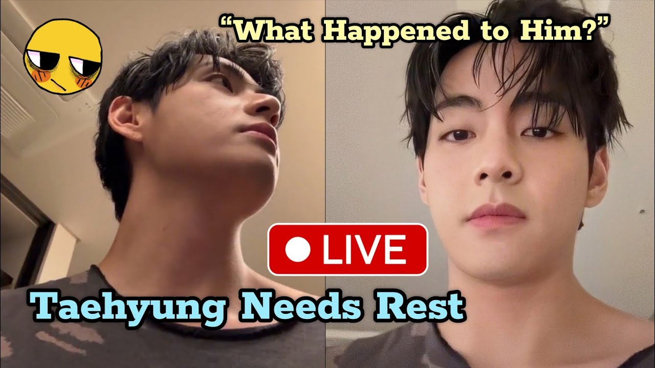 Taehyung Live Eng Sub Full | He Said He’s Tired Today BTS V Weverse Live full