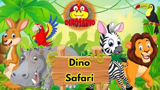 Dino Safari en África Conoce los Animales  / 野生动物野外) / Wild Animals | Learn Wild Animals Sounds