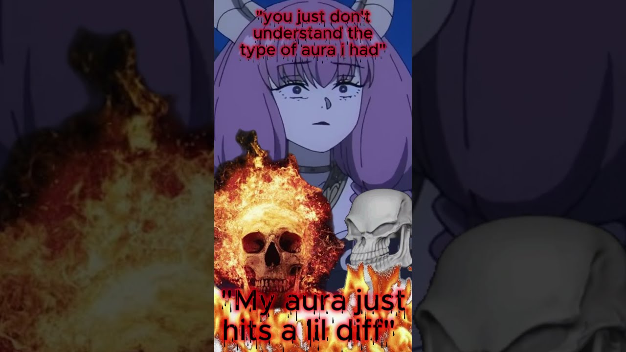 its not cringe if you have enough aura