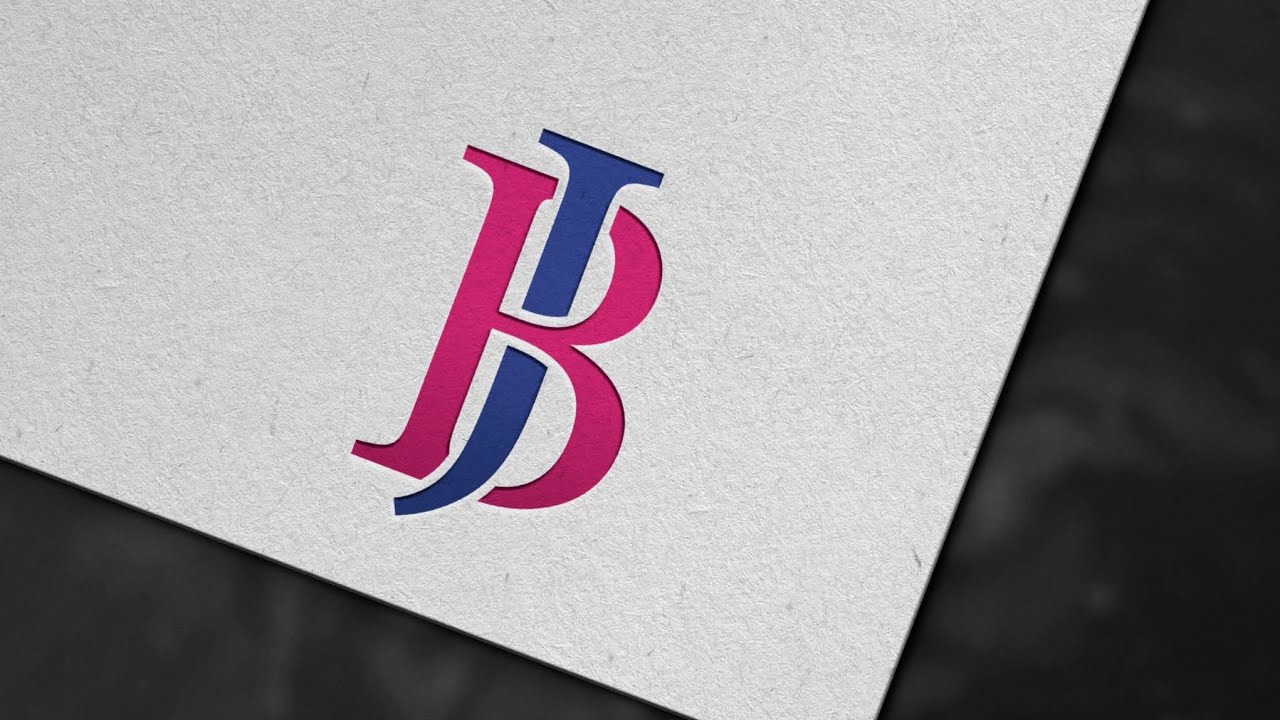 How To Create Unique BJ Letter Logo Design In Adobe Illustrator Tutorial @SumaiyaAkter12348 