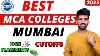 Best MCA Colleges in MUMBAI through MCA CET 2023 | Top MCA Colleges of Mumbai 2023