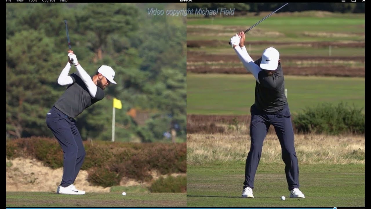 Erik van Rooyen Golf Swing ShortIron (DTL & FO), Sky Sports British