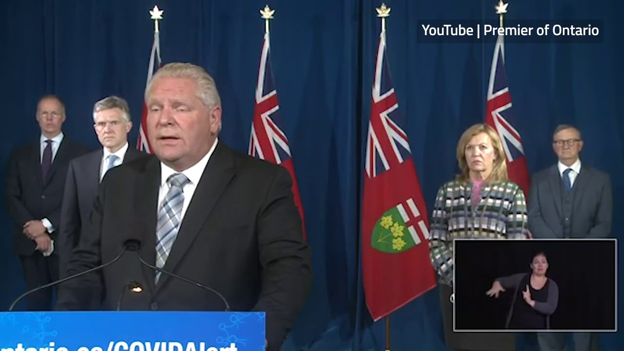 Ontario imposes restrictions on COVID-19 hot spots... - Ontario imposes restrictions on COVID-19 hot spots...
