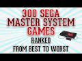 300 sega master system games ranked from best to worst