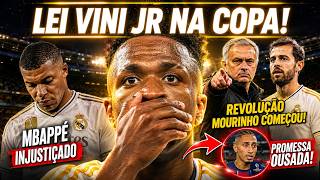 REGRA VINI JR na COPA! - REVOLUÇÃO MOURINHO! - MBAPPE INJUSTIÇADO! - RAPHINHA CONFIANTE E MAIS..