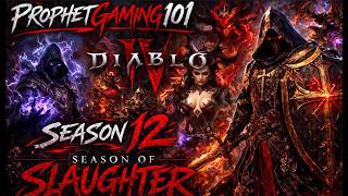 Diablo 4 Season 12 Season Of Slaughter Prophetgaming101 Is Live Paladin Blasting Horde Runs