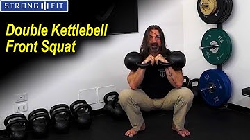 Double Kettlebell Front Squat by Fabio Zonin