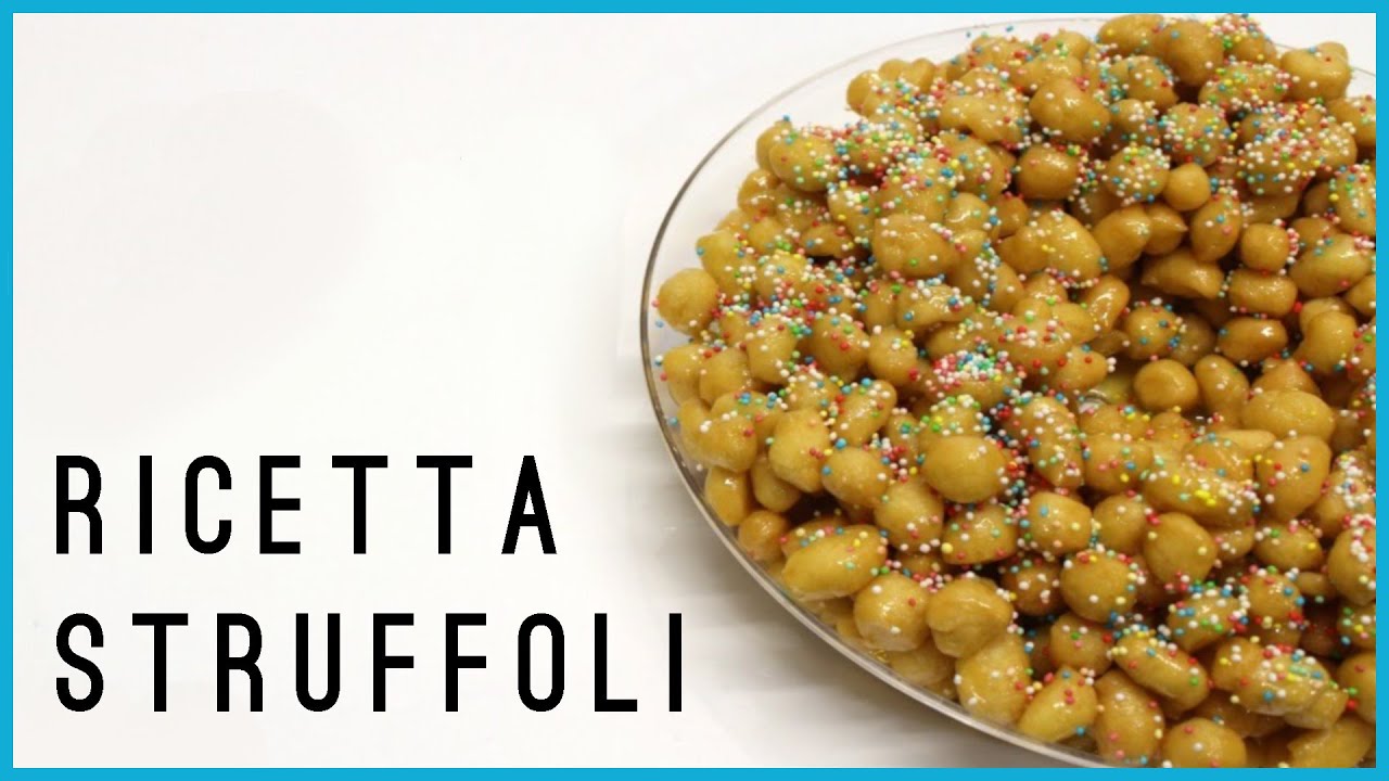 ⁣STRUFFOLI CICERCHIATA PIGNOLATA ricetta facile - Torte italiane