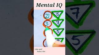 IQ Test || Mental IQ #maths #iqtest #shorts #shortvideo #shortsfeed #education #trending
