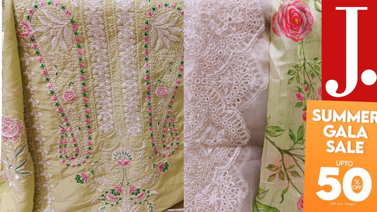 ❤️ J. Junaid Jamshed 50% OFF Sale ♥️ j. unstitched sale collection  😱 j.sale 2025