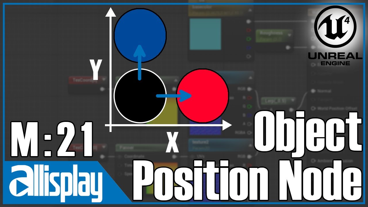 M21: Object Position Node | UE4 Beginner's Material Tutorial Series ...