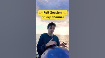 Go check my first ever YouTube video. New video every friday ! #handpan #music #relax #instrumental