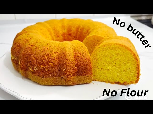 WITHOUT WHEAT - PUFFY AND WET CORN CAKE MADE IN THE BLENDER - FAST AND EASY  