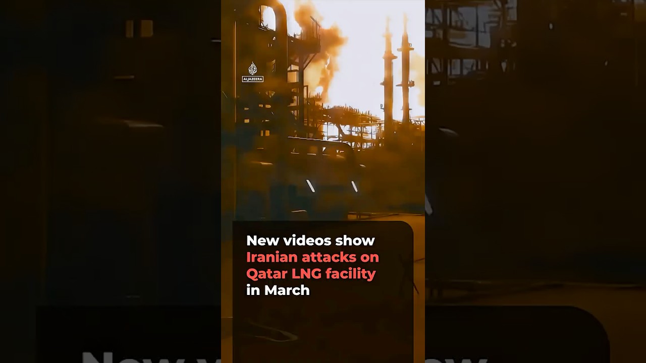 تُظهر مقاطع فيديو جديدة هجمات إيرانية على منشأة قطر للغاز الطبيعي المسال في مارس