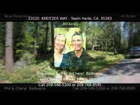 23520 KREITZER WAY, Twain Harte, CA home video tour