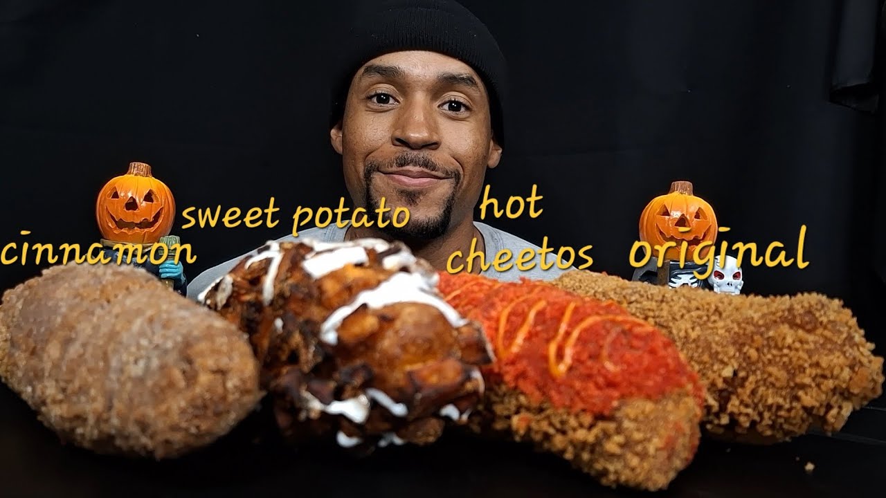 Korean Corndog Mukbang | Four Different Flavors 