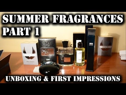 Summer fragrances 2016 - part 1 - unboxing and first impressions