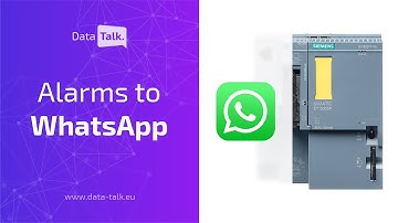Alerts/alarms from Siemens PLC directly to WhatsApp