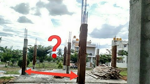 Maximum and Minimum distance between two RCC Column