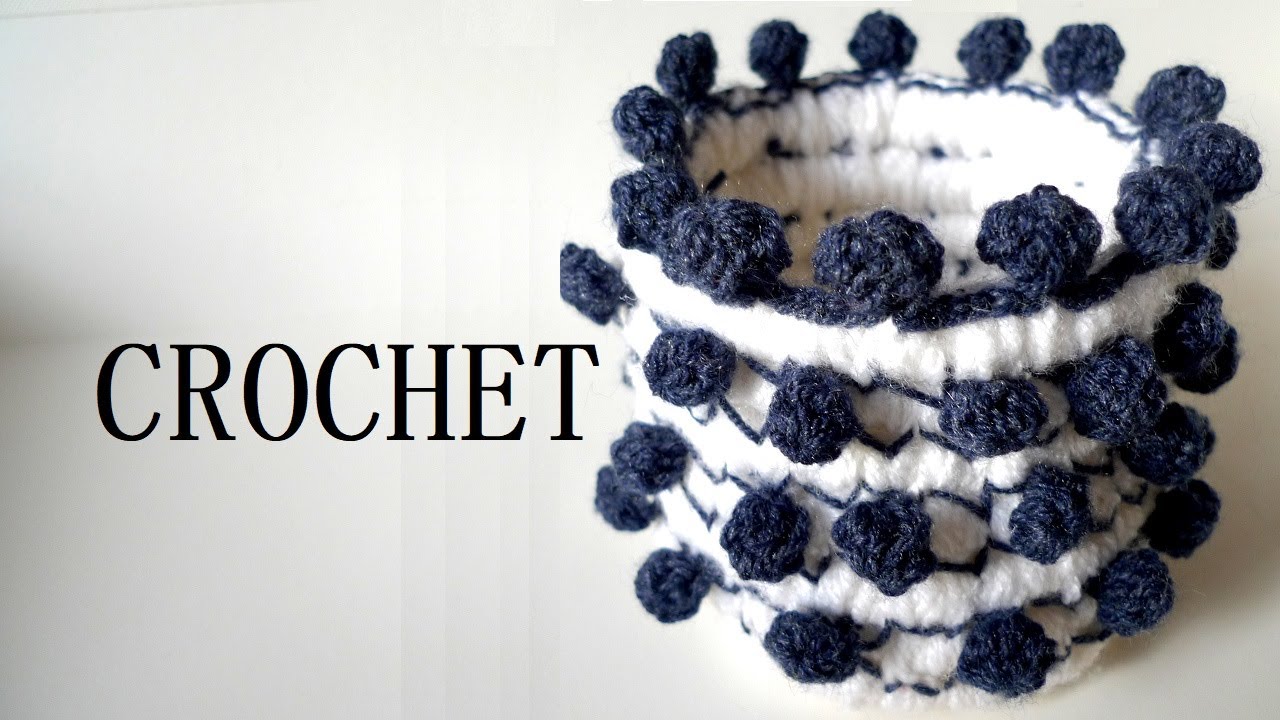 How to Make a Coil Crochet Basket for Beginners DIY Crocheted Basket