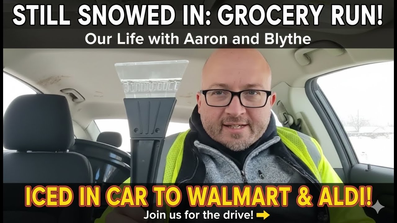 Ice Storm Errands in Clarksville ❄️🛒 Walmart & Aldi Adventure (Another Snow Day Vlog!) #snow #vlog