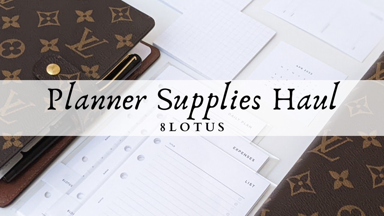 Planner Supplies Haul, 8Lotus