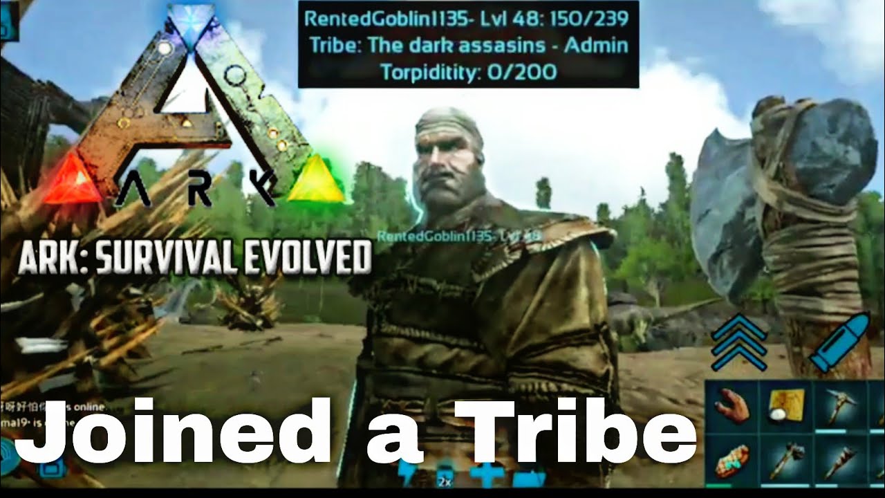 Joined A Tribe Ark Survival Evolved Mobile Edition Youtube