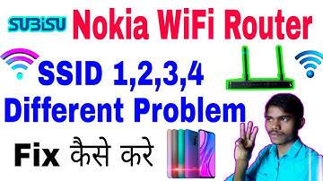 How To Different Problem Fix SSID 1,2,3,4 In Subisu Nokia WiFi Router 2021|| Enable SSID WiFi ||