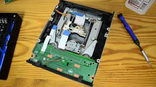 Inside a DVD drive mechanism - Optical drive teardown and maintenance